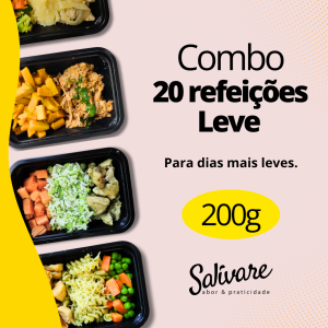 Combo 20 refeições Linha Leve