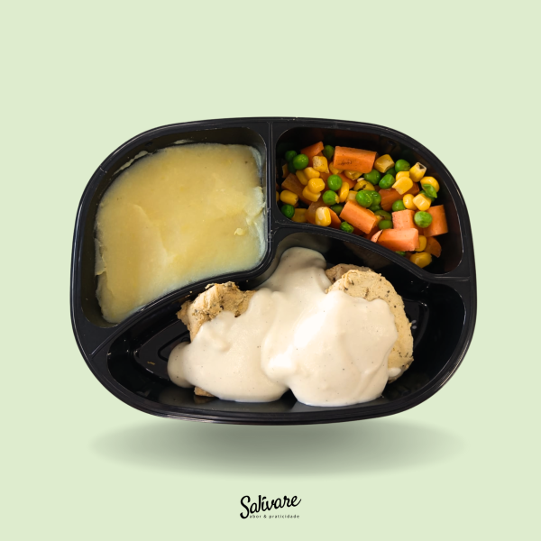 G7 - Frango ao molho branco, legumes e purêˆ - Imagem 2