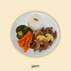 P2 - Iscas de Carne ao Molho Madeira com Cogumelos