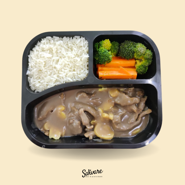 P2 - Iscas de Carne ao Molho Madeira com Cogumelos - Imagem 2